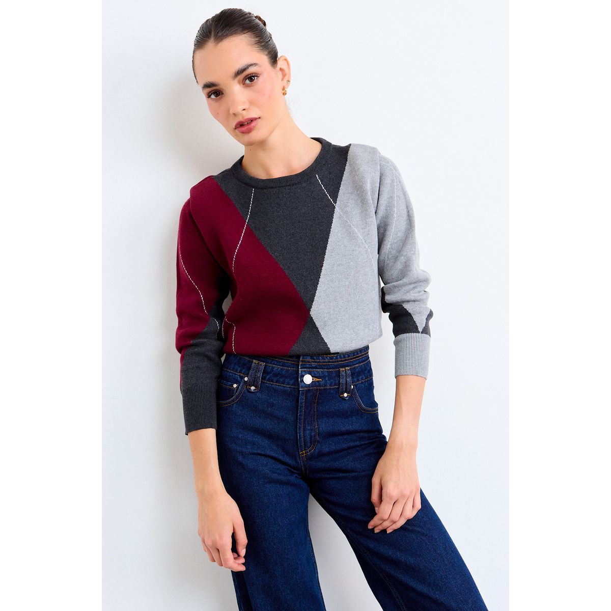 IO - Sweater Fantasia Mujer Gris Io