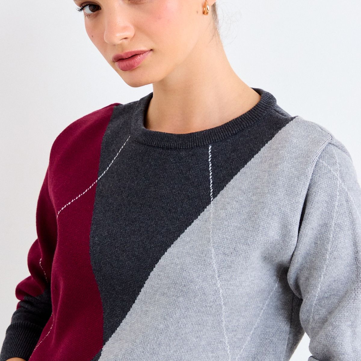 IO - Sweater Fantasia Mujer Gris Io