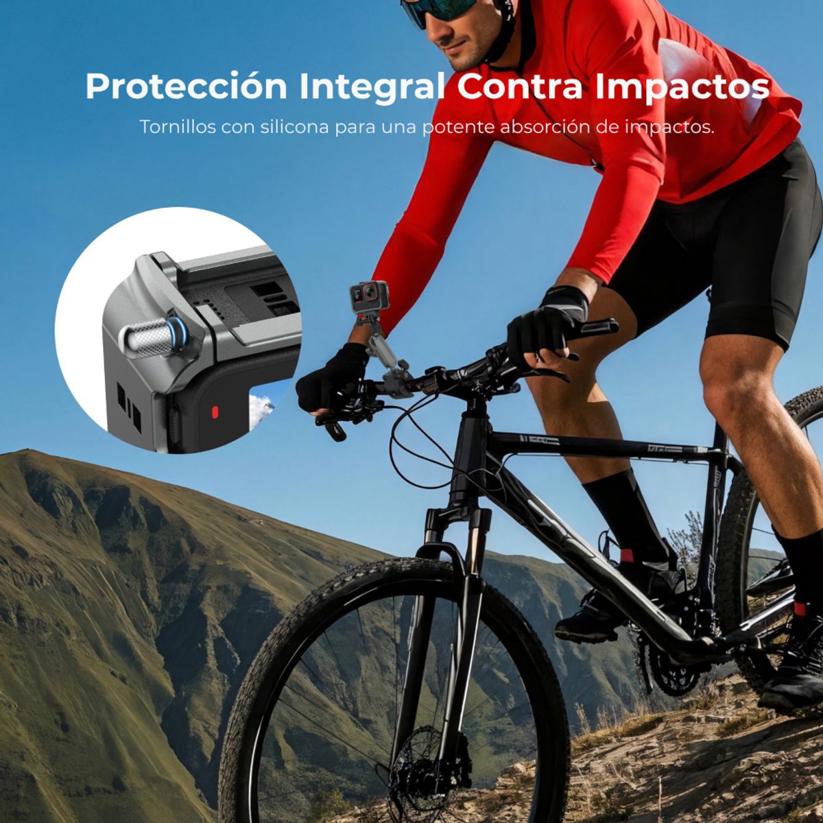 TELESIN - Jaula Aluminio Insta360 Ace - Ace pro - Ace Pro 2 Vertical