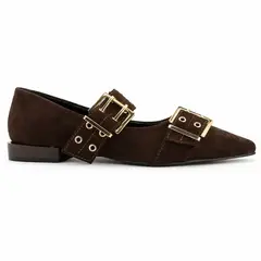 CHALADA - Ballerina Mujer Café Casual Slik