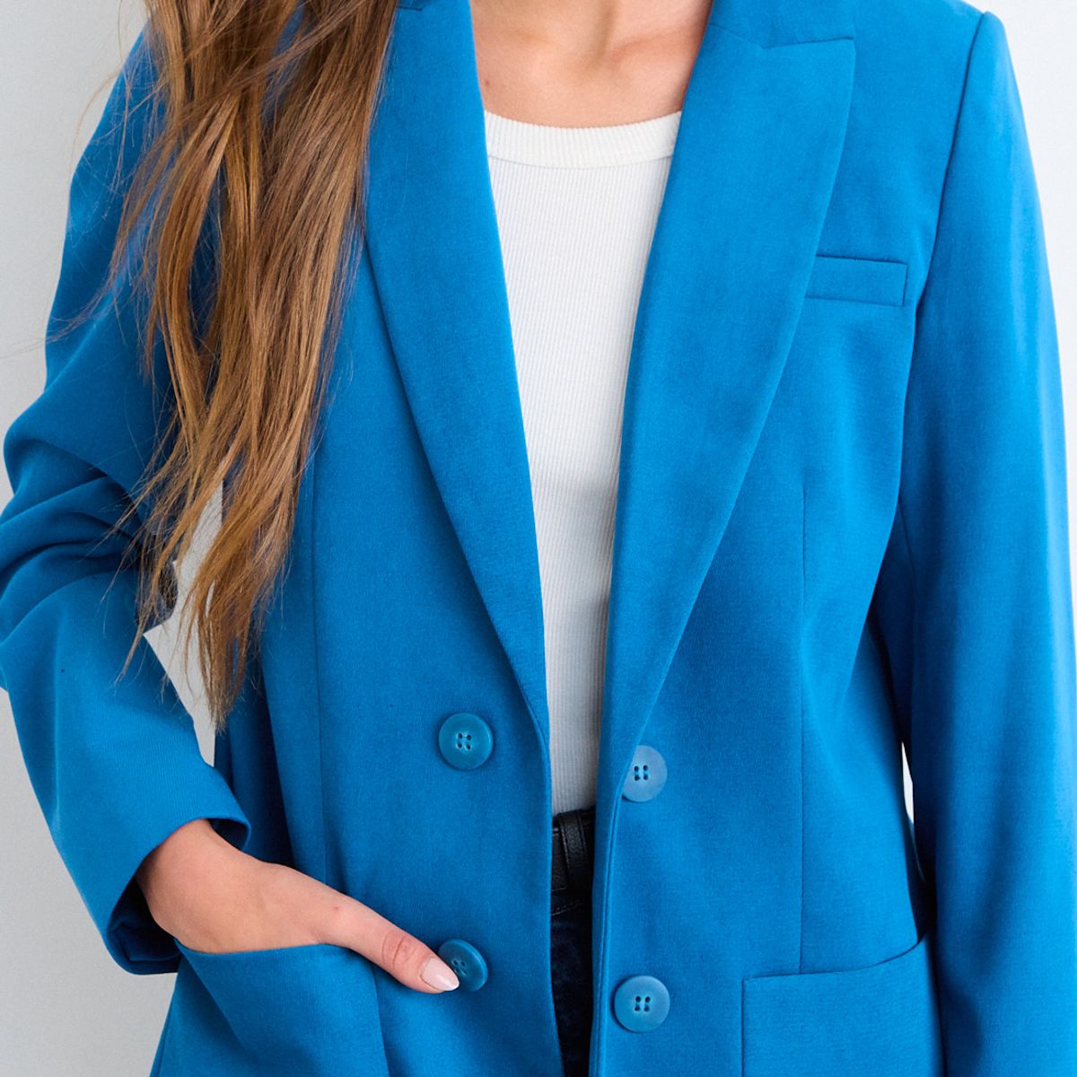 IO - Blazer Liso Mujer Verde Io