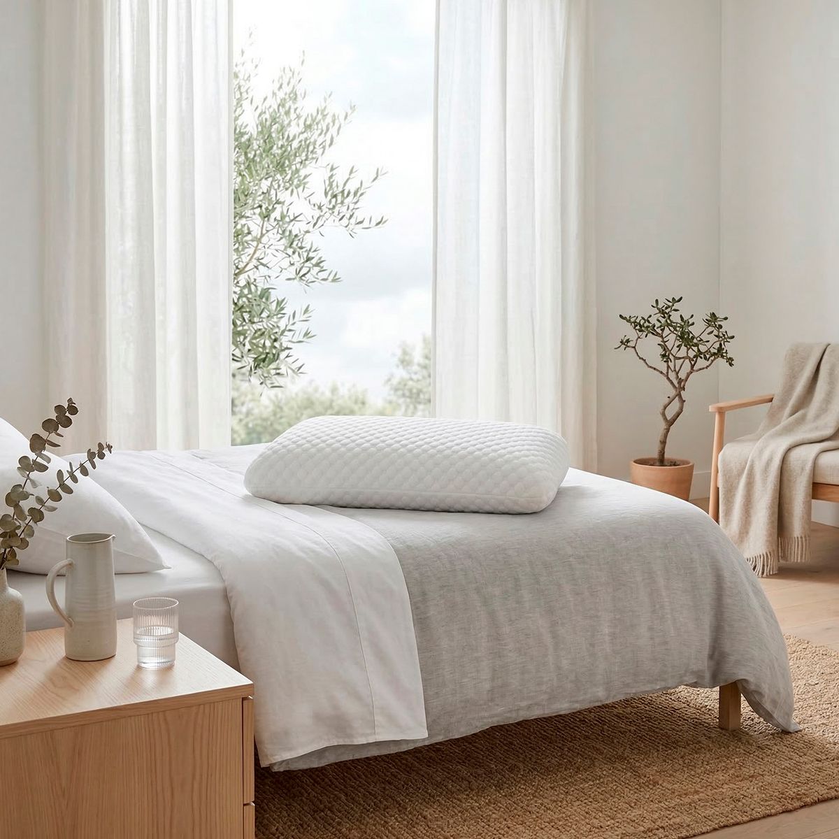 DIB - Almohada Viscoelastica Jacquard 40X60 cm
