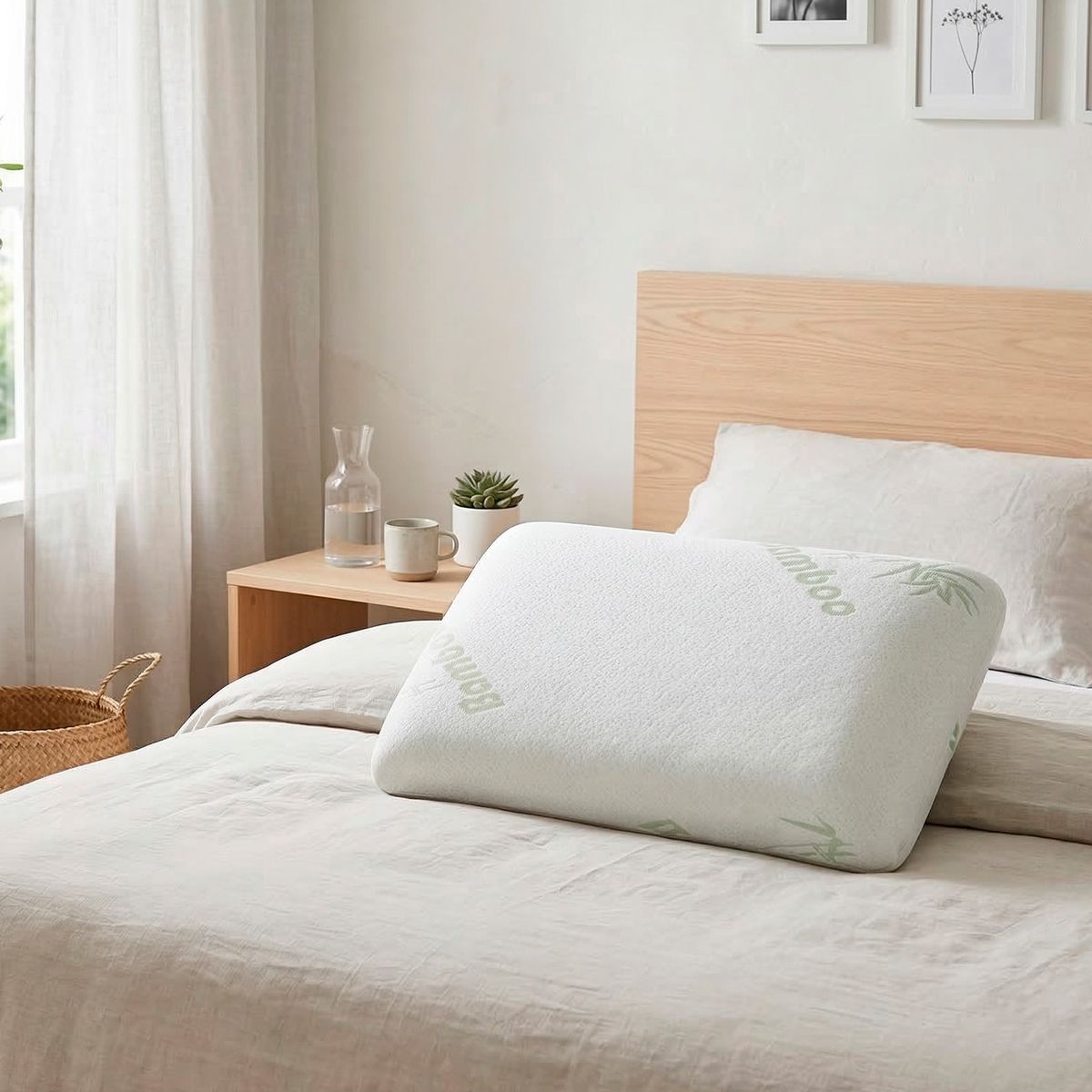 DIB - Almohada Viscoelastica Bamboo 40X60 cm