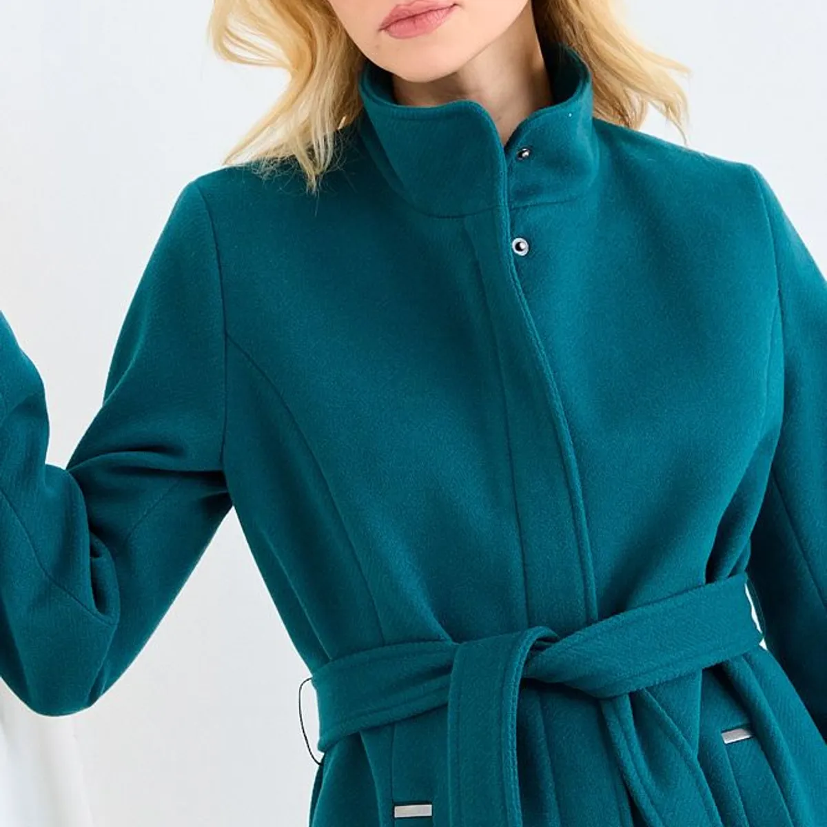 ASH - Chaquetón Liso Mujer Verde Oliva Ash