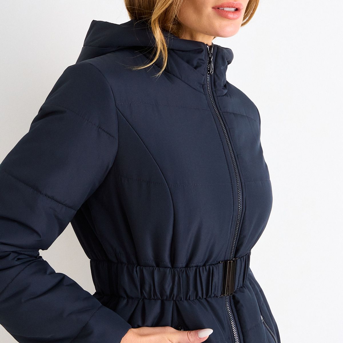 ASH - Parka Lisa Mujer Negro Ash