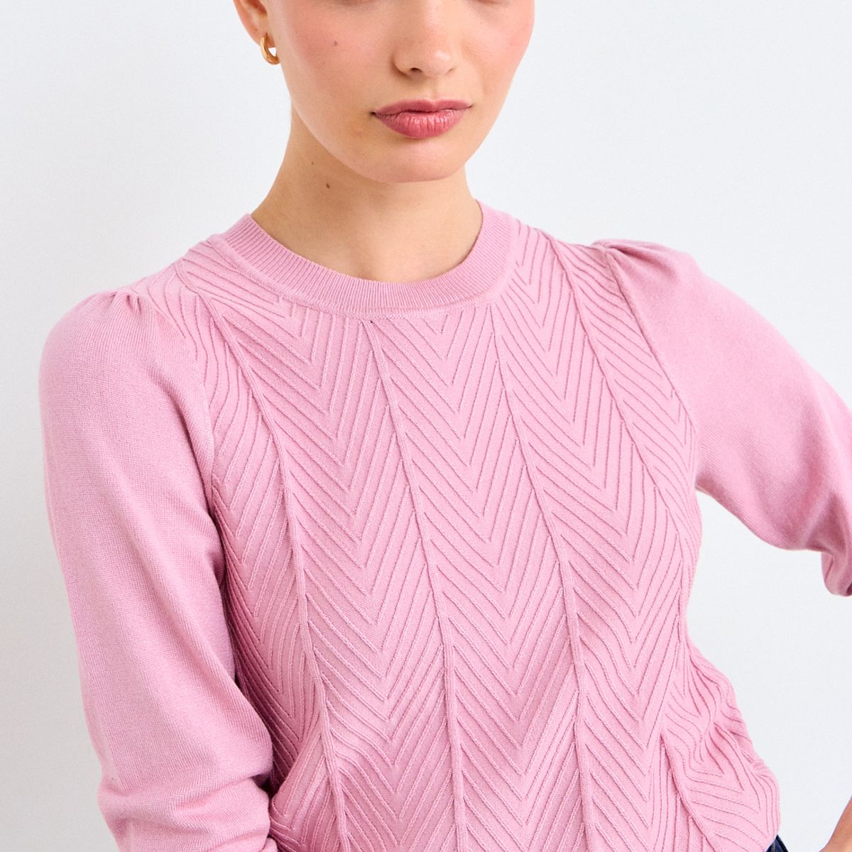 IO - Sweater Liso Mujer Rosa Io