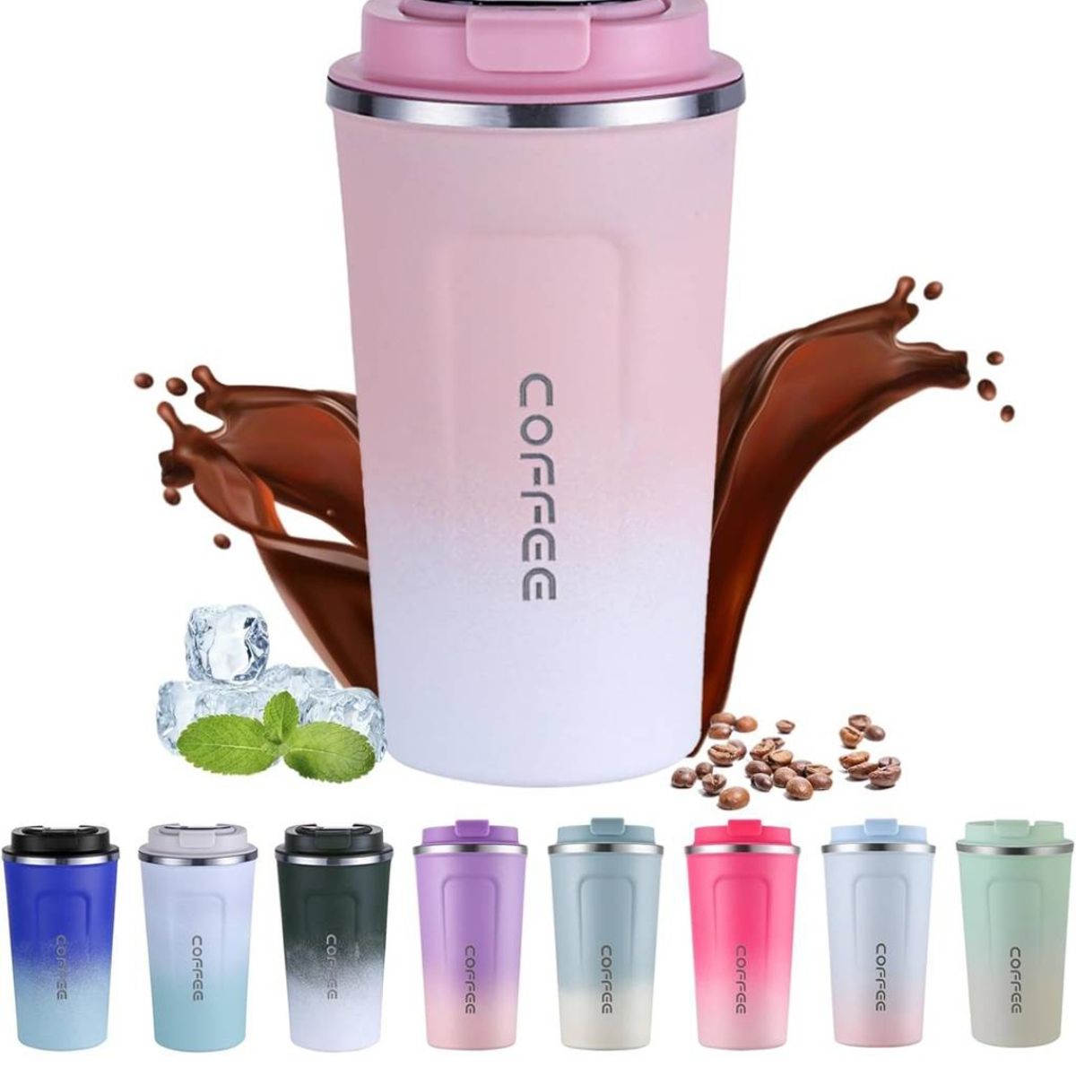 MOVI - VASO TERMICO PARA FRIO Y CALIENTE CON PANATLLA LED DE TEMPERATURA