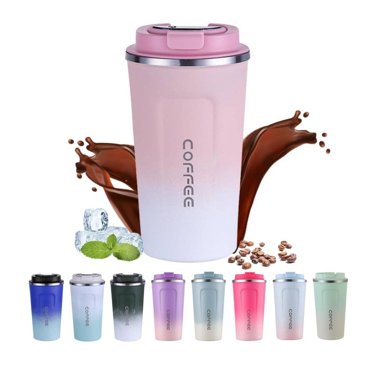 MOVI - VASO TERMICO PARA FRIO Y CALIENTE CON PANATLLA LED DE TEMPERATURA