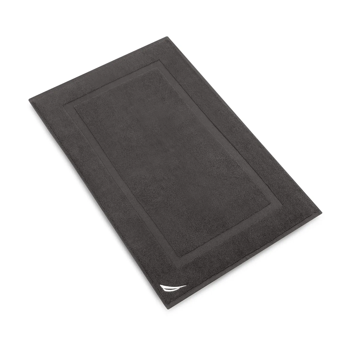 NAUTICA - Toalla de piso SIGNATURE Nautica Home 100% algodón 45x76cm gris oscuro