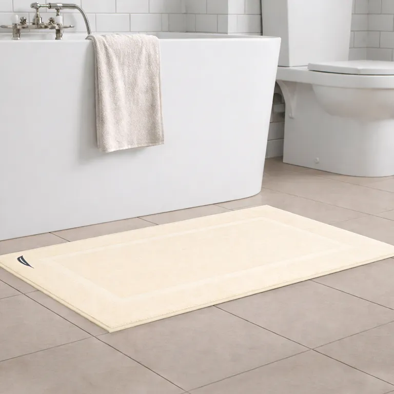 Toalla de piso SIGNATURE Home 100% algodon 45x76cm beige