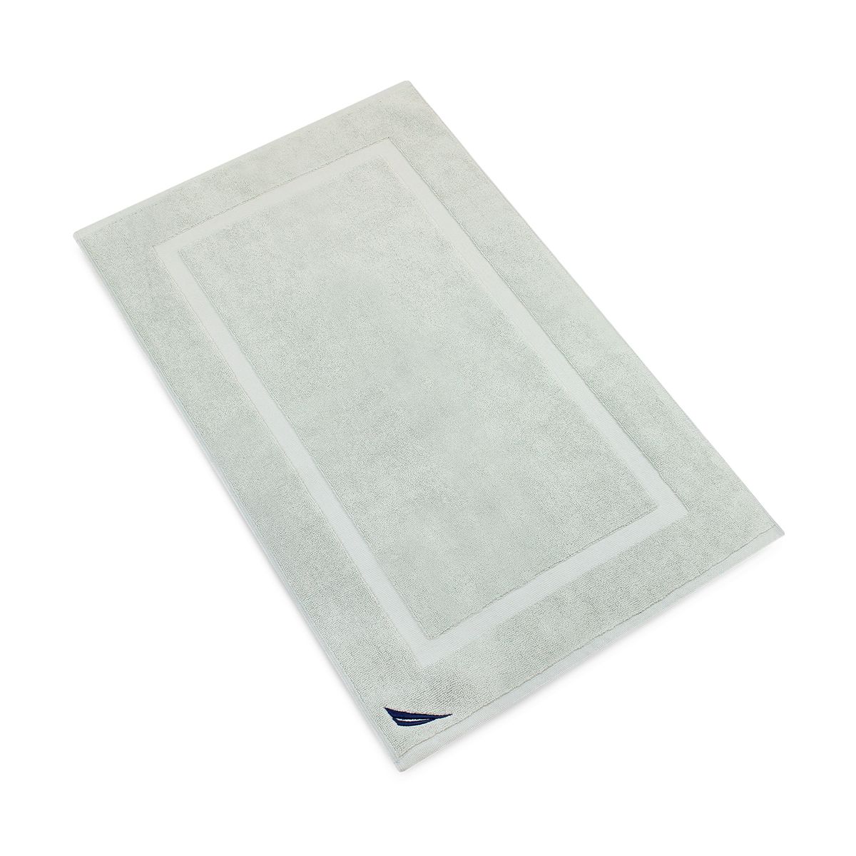 NAUTICA - Toalla de piso SIGNATURE Nautica Home 100% algodón 45x76cm gris claro