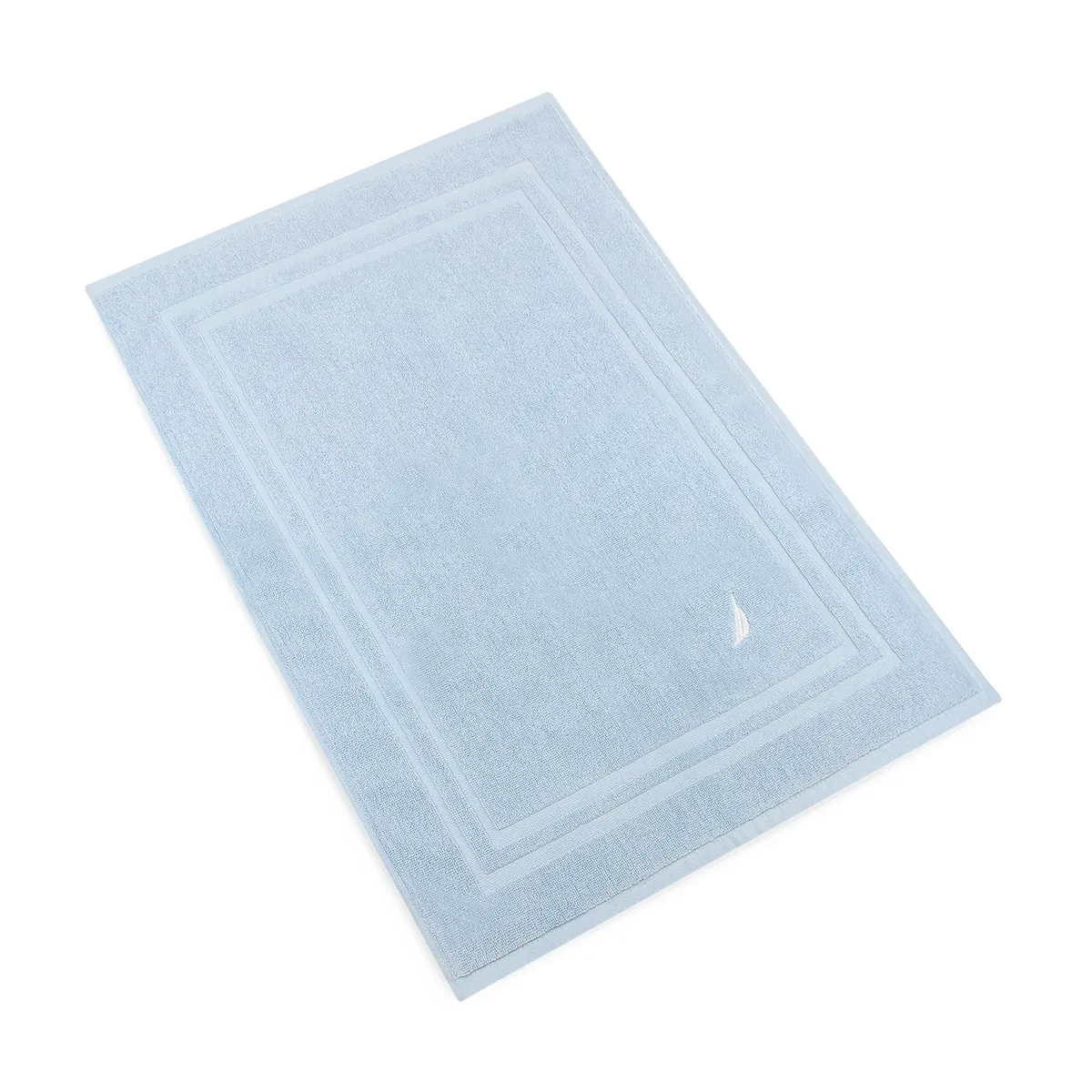 NAUTICA - Toalla de piso SAVOY Nautica Home algodón premium  50x80 cm celeste