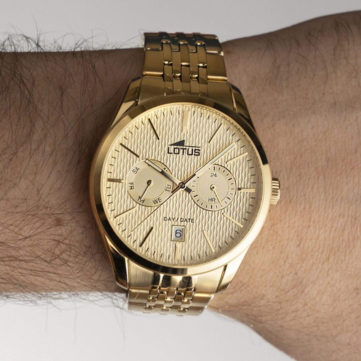 LOTUS - Reloj 19074/1 Lotus Dorado Hombre Multifuncion