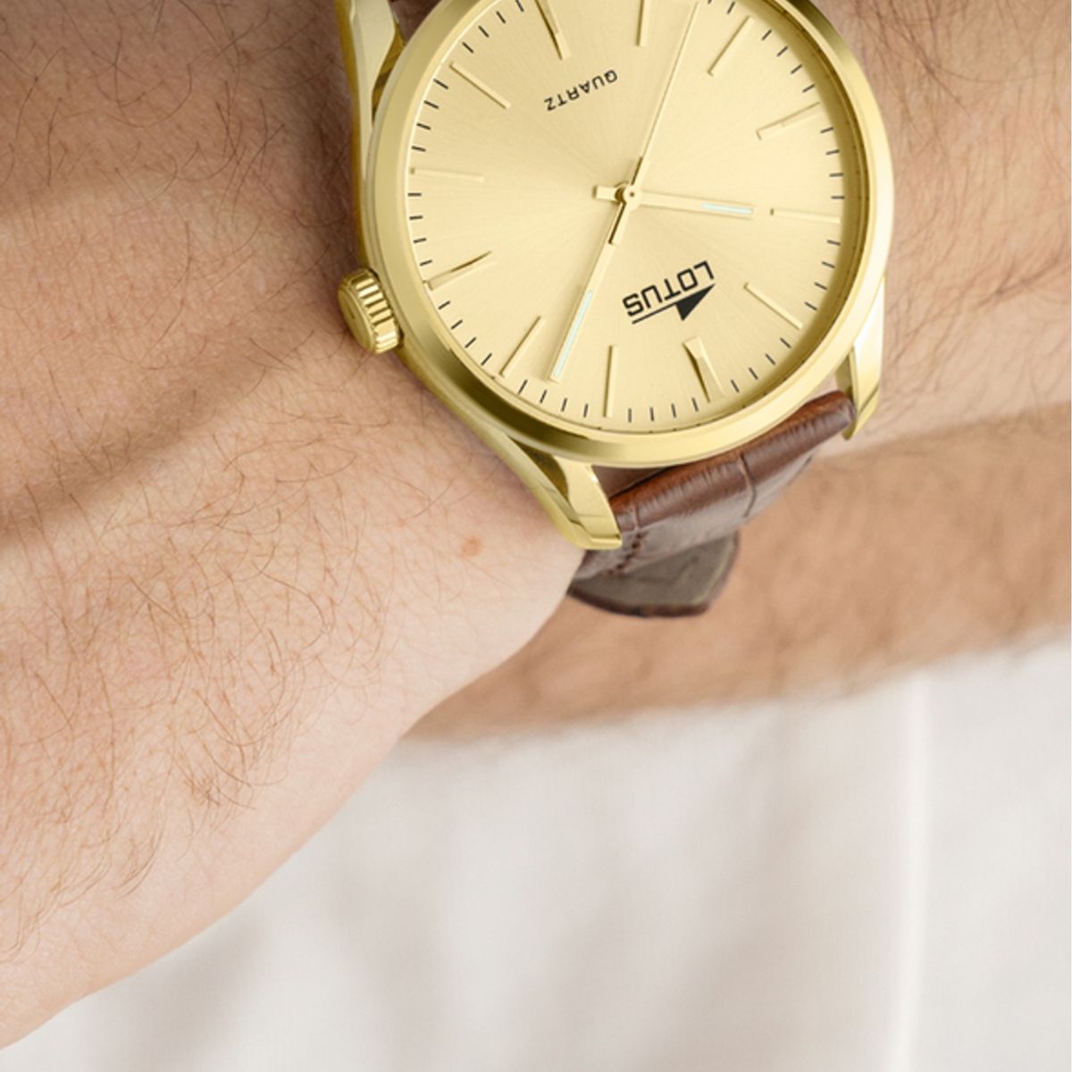 LOTUS - Reloj 19067/1 Lotus Dorado Hombre Minimalist