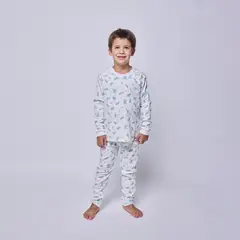 SIMPLY B - Pijama largo tortugas acuarela niño