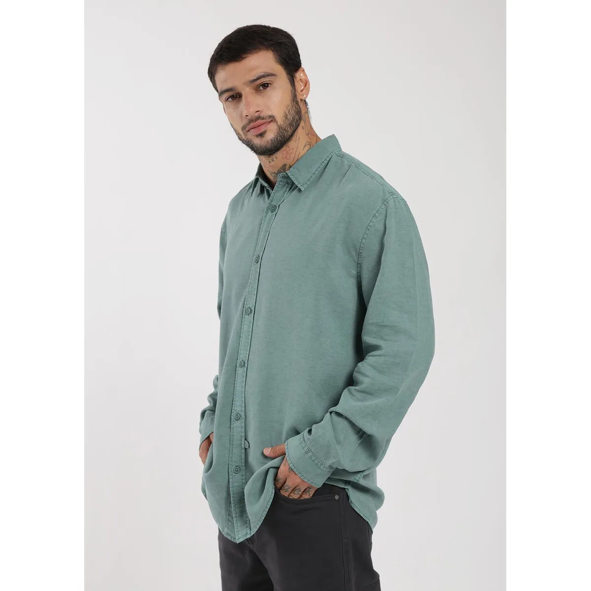 KAYA UNITE - Camisa Manga Larga Tenlin Hombre