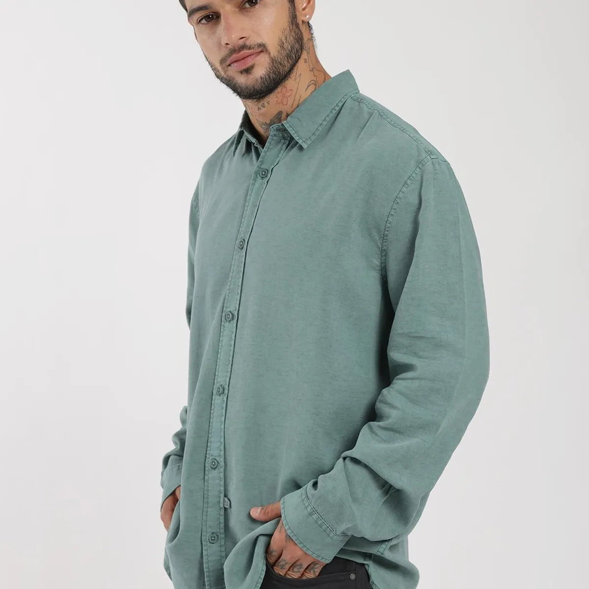 KAYA UNITE - Camisa Manga Larga Tenlin Hombre