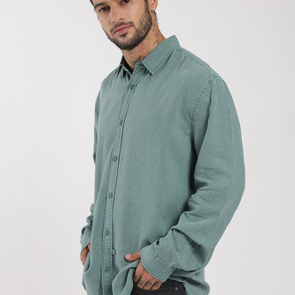 KAYA UNITE - Camisa Manga Larga Tenlin Hombre