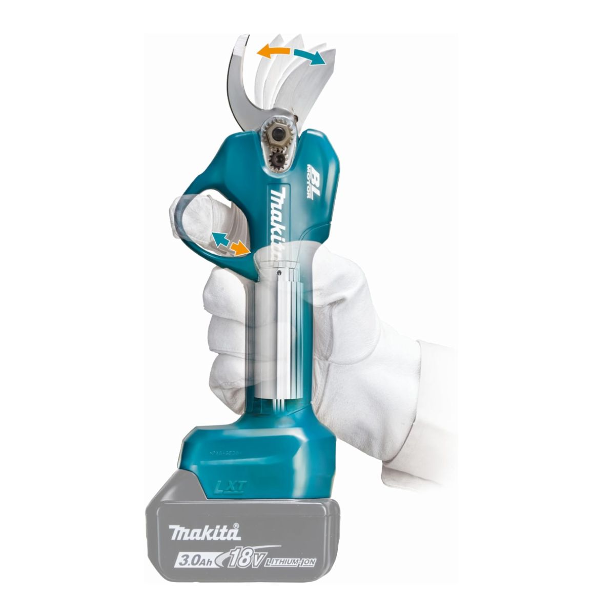 MAKITA - Kit Tijera Poda Inalámbrica 18v Car/Bat 3Ah Makita DUP181SF