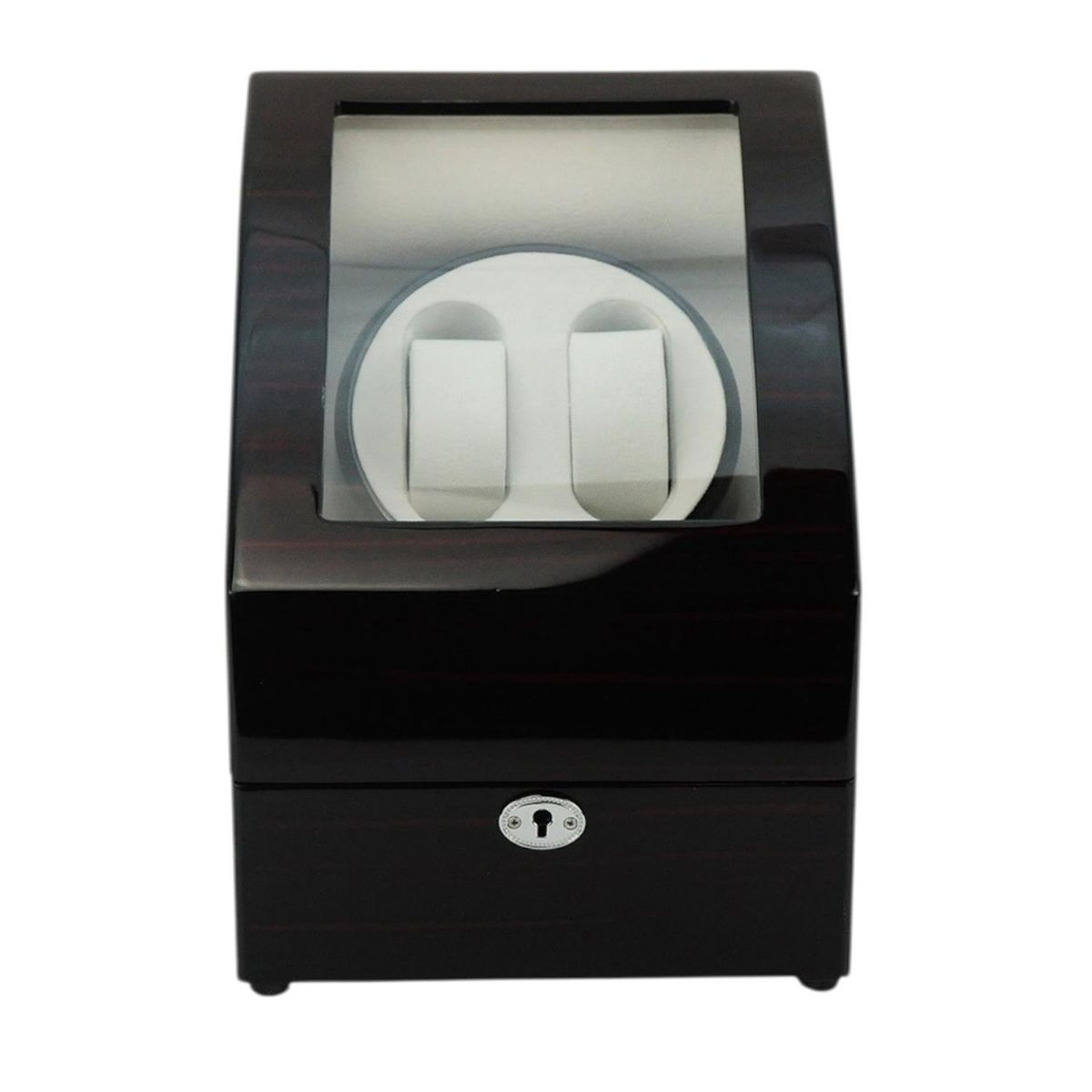 R24 - Watch Winder 2 Relojes Ebony Brillo Alto