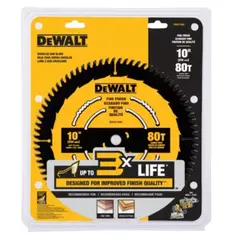 DEWALT - Disco Sierra 10” 80 Dientes Acabado Fino DWA11080