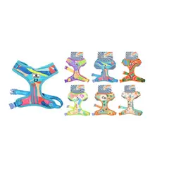 GENERICO - Arnés De Paseo Reforzado Para Perros Grandes - Talla L - Ajustable - Nylon Colores Surtidos