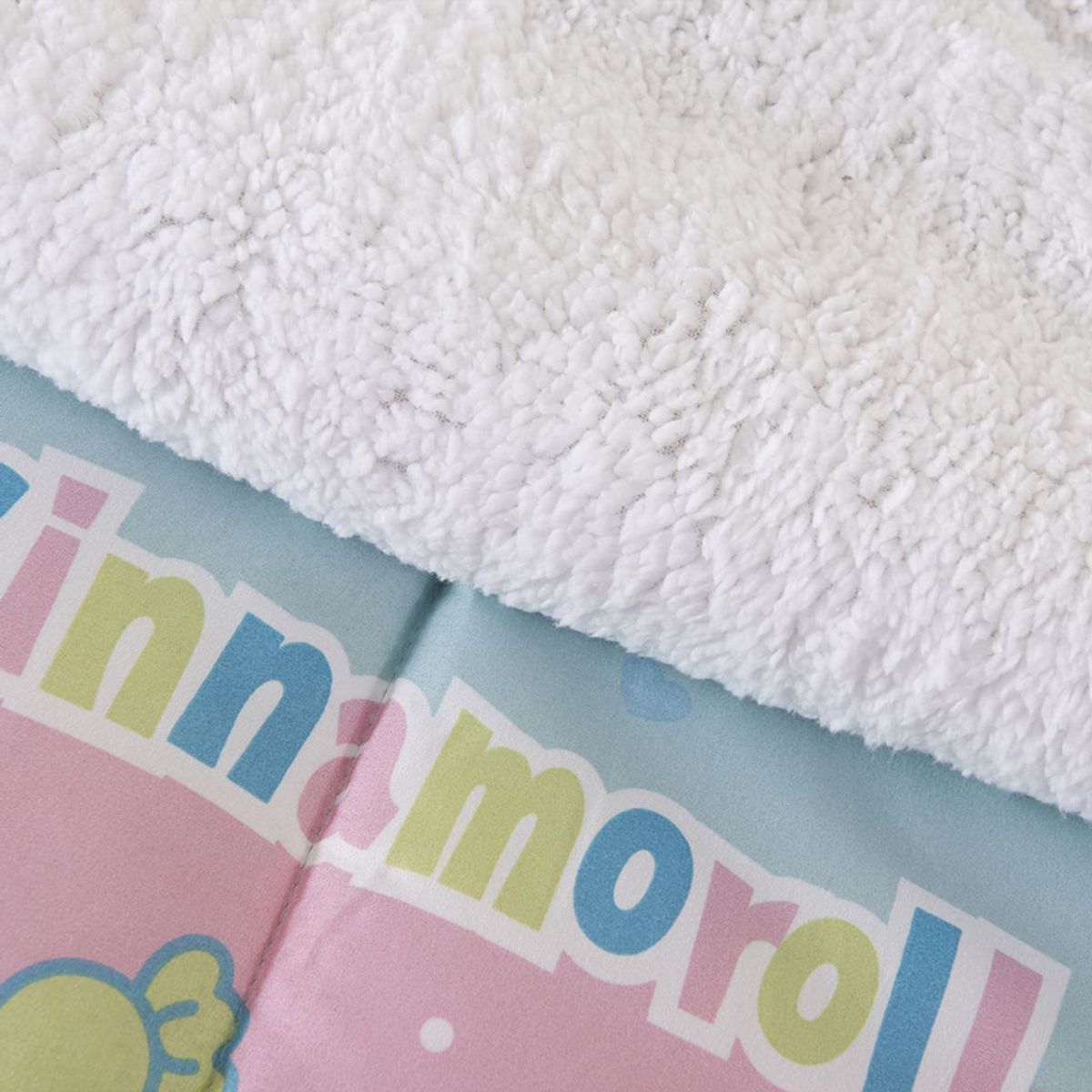 MASHINI - CUBRECAMA PLUMON INFANTIL CON SHERPA SANRIO CINNAMOROLL 1.5 PLAZAS