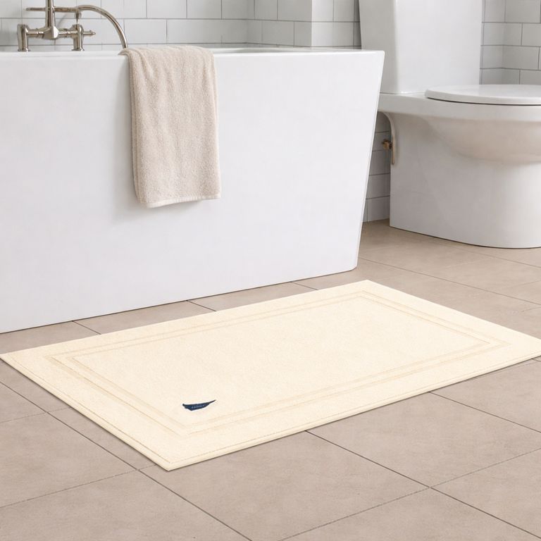 Toalla de piso SAVOY Home algodon premium 50x80 cm beige