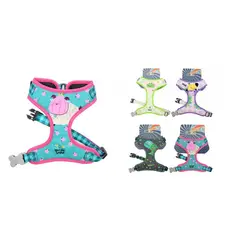 GENERICO - Arnés De Paseo Reforzado Para Perros Grandes - Talla L Ajustable Nylon Colores Surtidos
