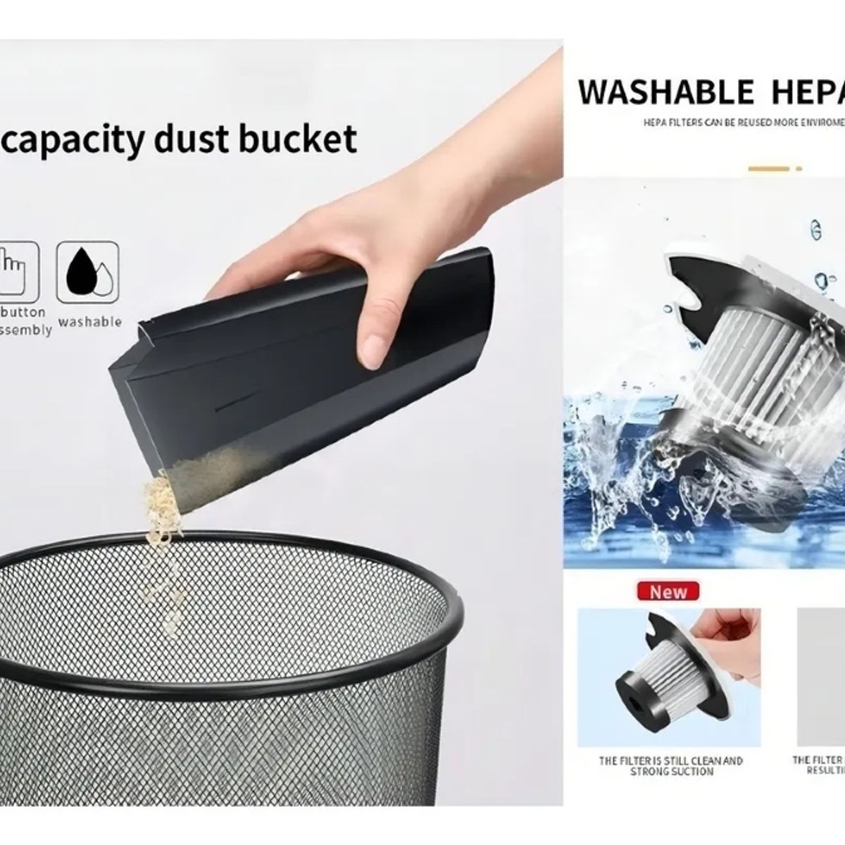 IRM - Aspiradora X2 Para Auto 12v Portatil Practico Comodo Limpieza Rapida Succion Potente FIGOIMPORT