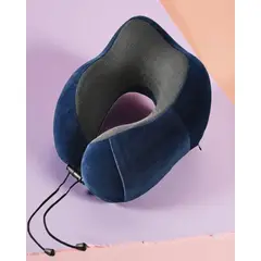 GENERICO - Almohada de Viaje Cervical Ergonómica con Tela Magnética