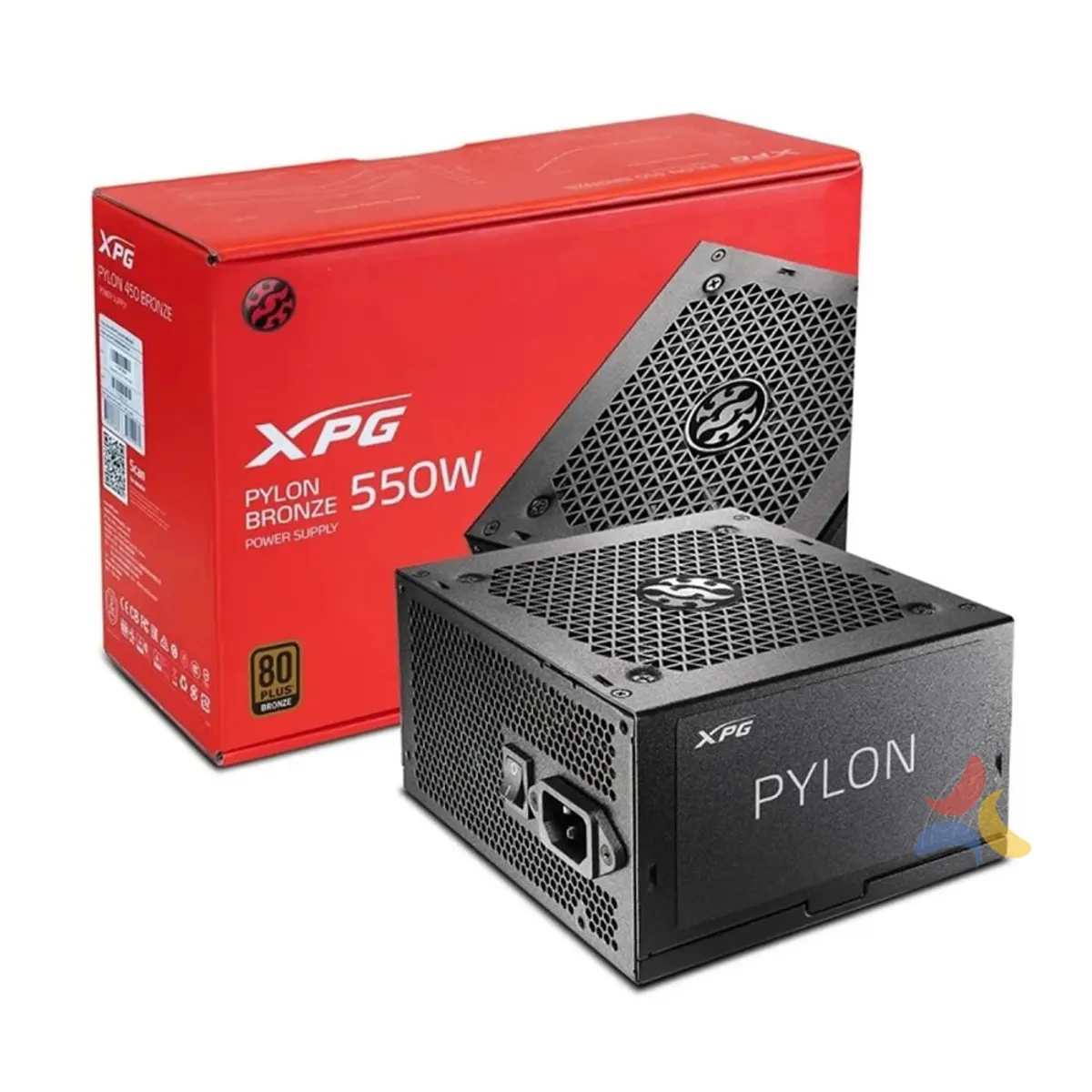 ADATA - FUENTE DE PODER ADATA XPG PYLON 550W BRONZE P/N PYLON550B-BKCEU