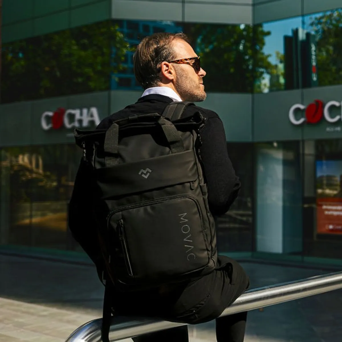 MV MOVAC - Mochila MOVAC Explorer Tipo Sobre expandible 20L a 30L Notebook 16” Antirrobo Viaje Impermeable
