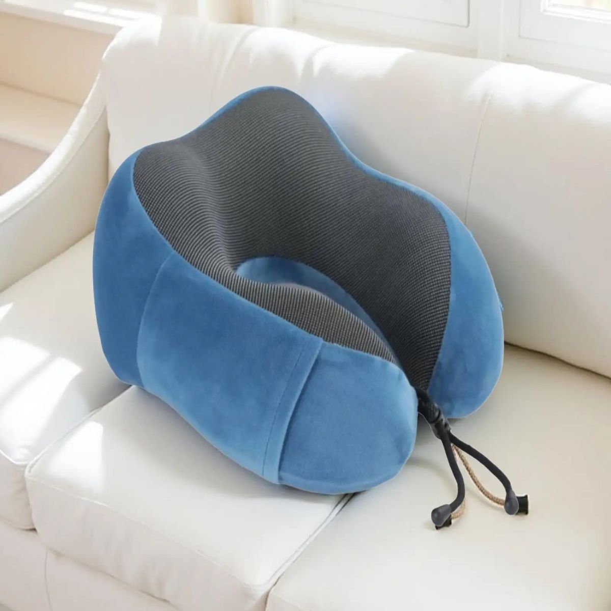 GENERICO - Almohada Cuello de Viaje Premium, Terapia Magnética
