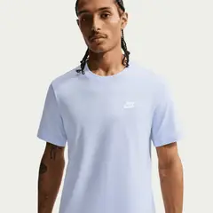 NIKE - Camiseta Sportswear Club Azul Hombre