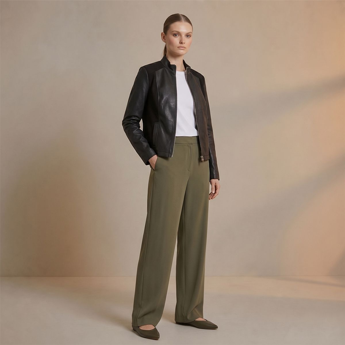 AMPHORA - Jacket madrid negro