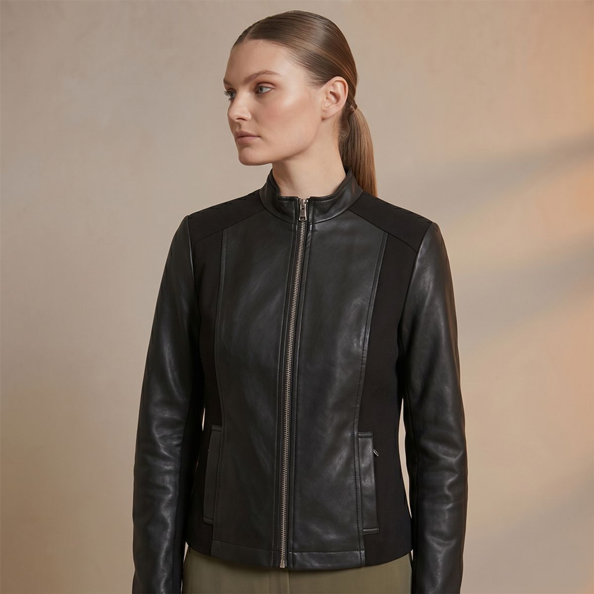 AMPHORA - Jacket madrid negro