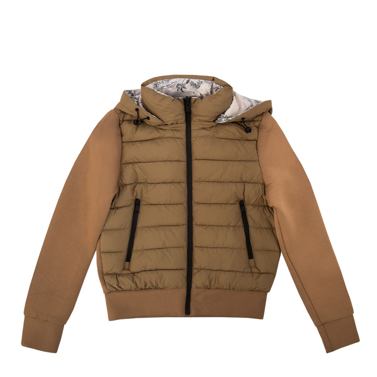 AMPHORA - Chaqueta reversible manuela verde oliva