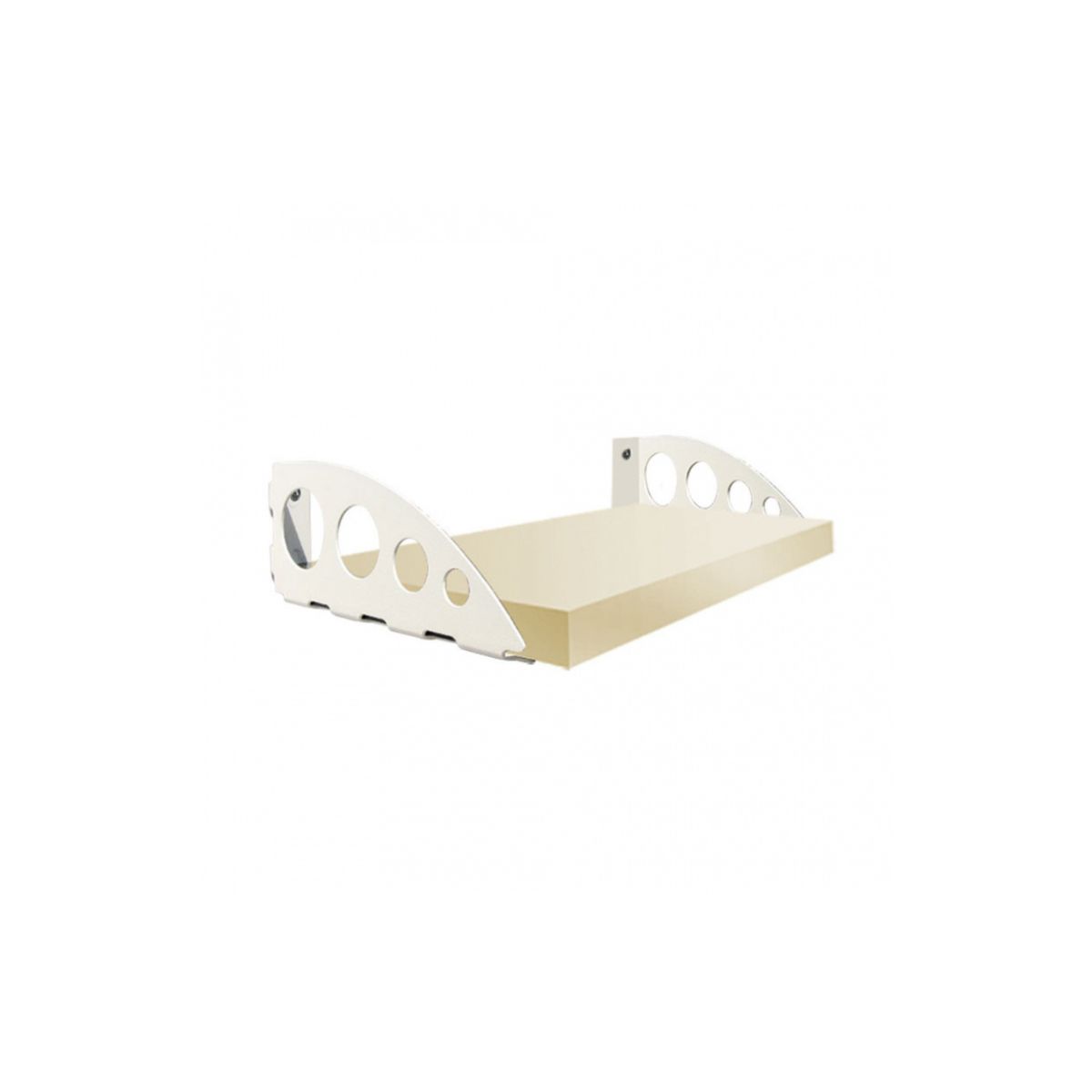 GENERICO - Soporte para repisa Matisse Blanco 18cm