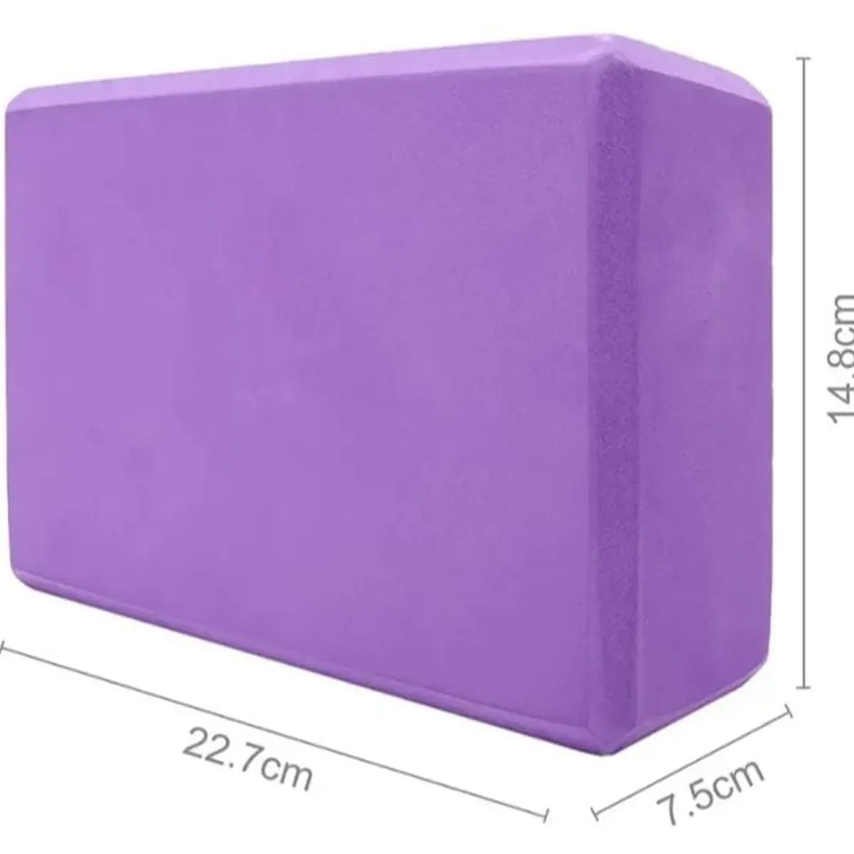 GENERICO - Ladrillo Para Yoga Bloque De Yogafitnesspilatessport Color Violeta