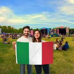GENERICO - Bandera de Italia de 150cm x 90cm de Poliéster