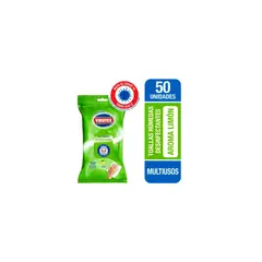 VIRUTEX - Toallas Desinfectantes Multiuso Limón 50uni