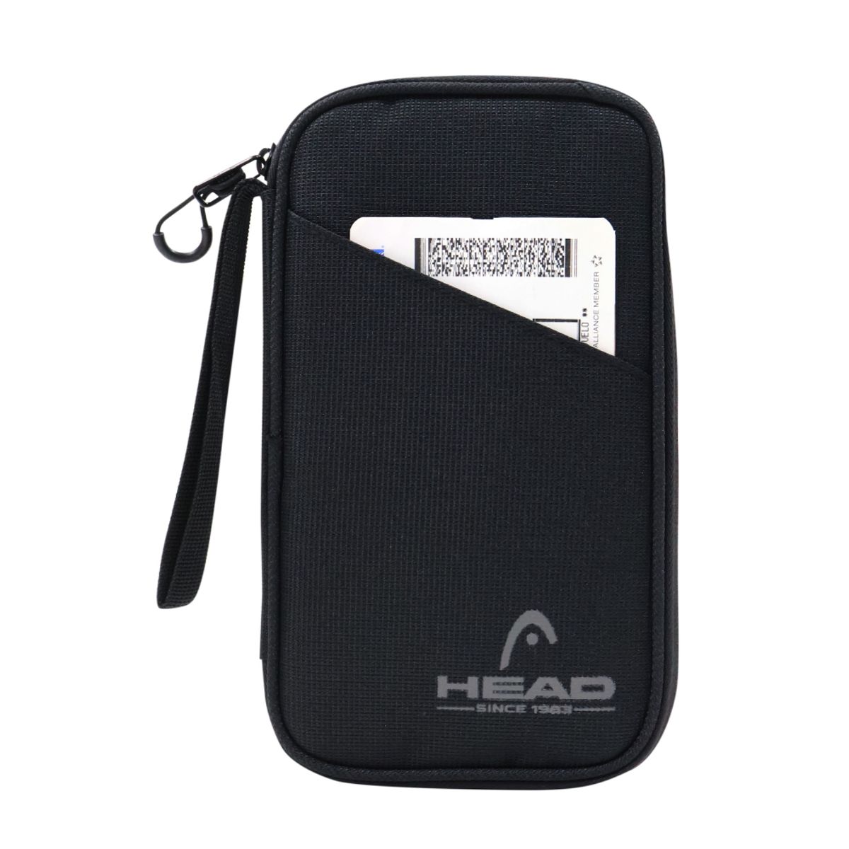 HEAD - Porta Pasaporte Organizador Documentos Miles Negro Head