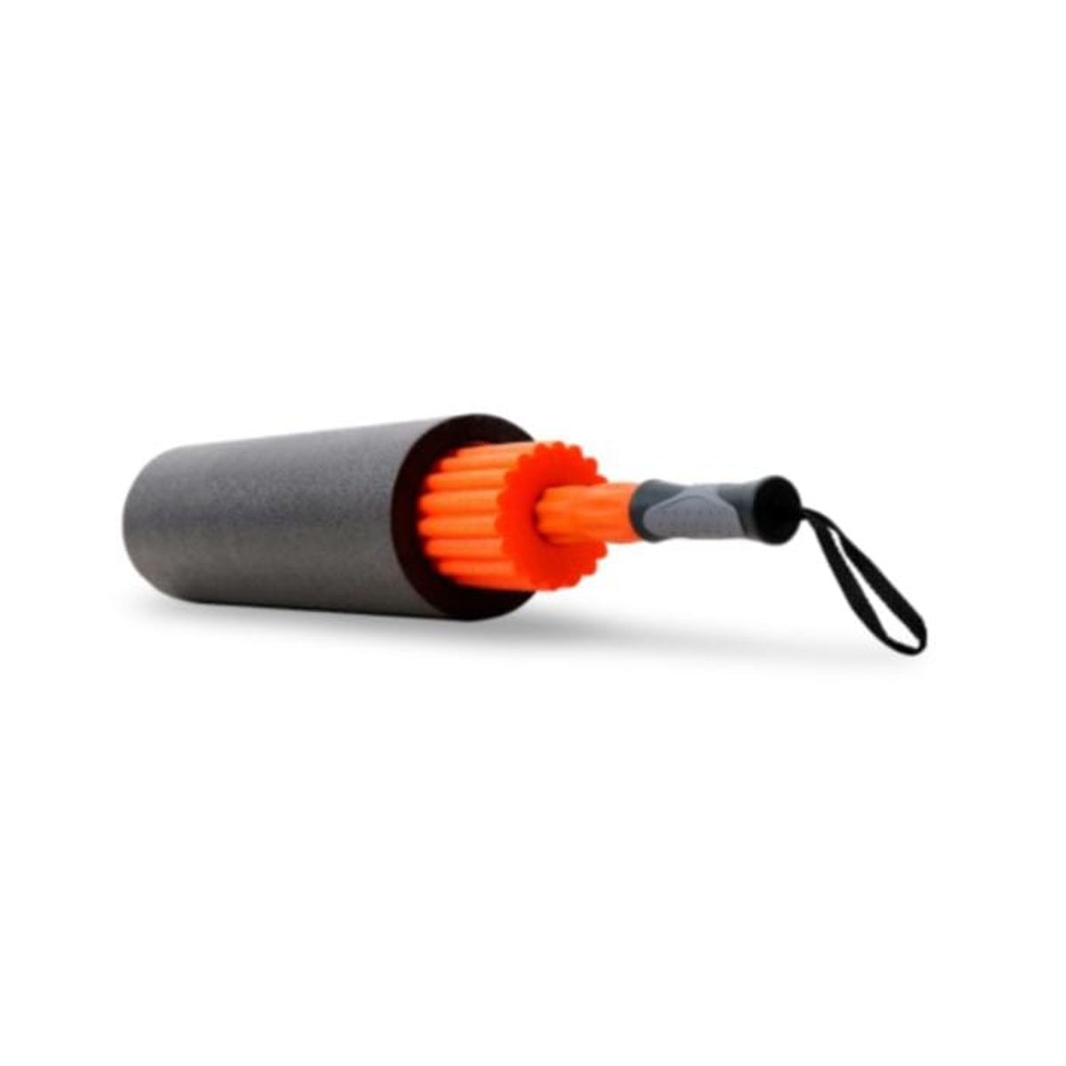 GENERICO - Set 3 Foam Roller 46*15cm Negro/Naranjo - Rising