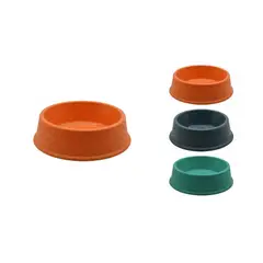 GENERICO - Comedero Bowl Para Mascotas - 15 cm No Tóxico - Colores Aleatorios