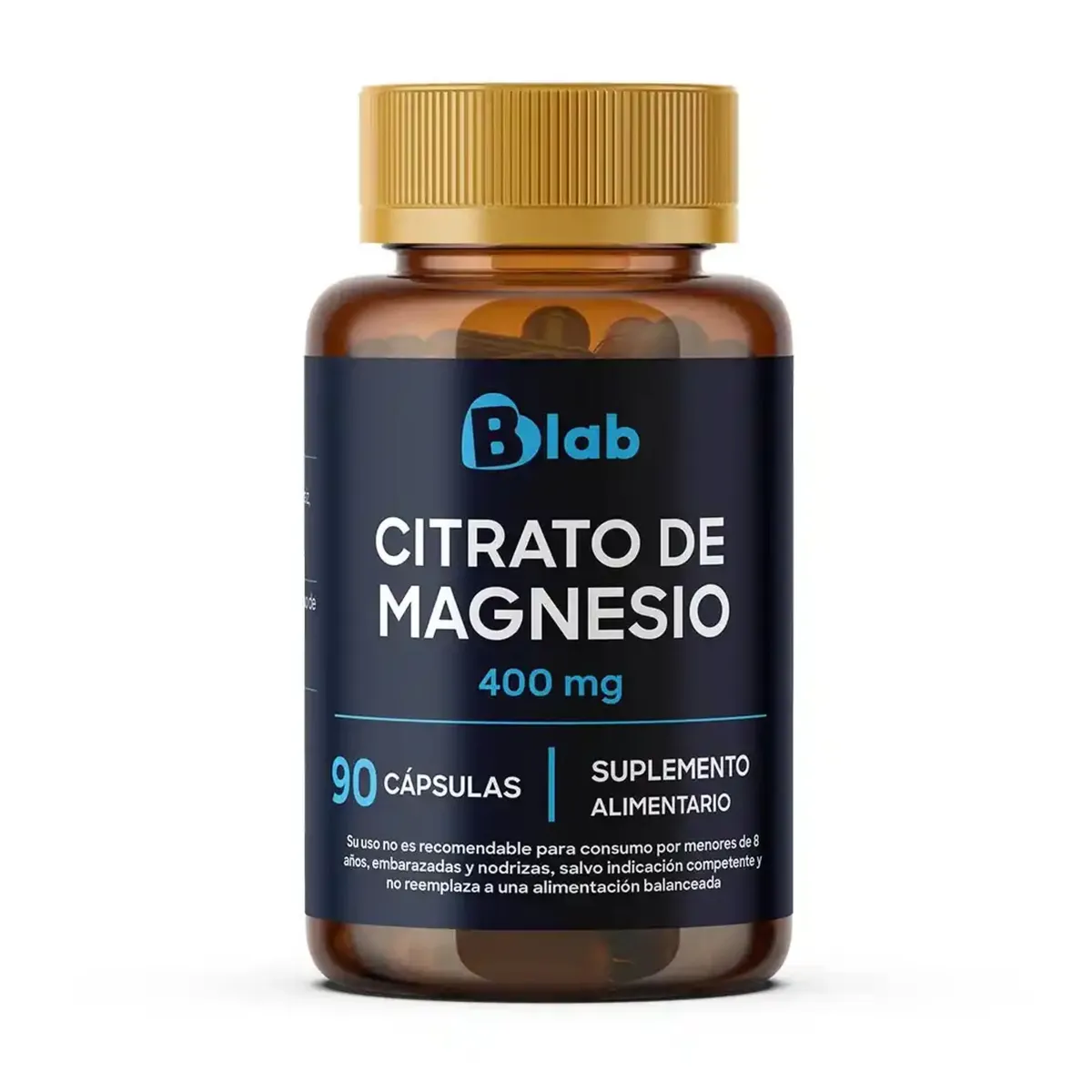 BLAB - Citrato de Magnesio 400 Mg 90 cápsulas BLAB