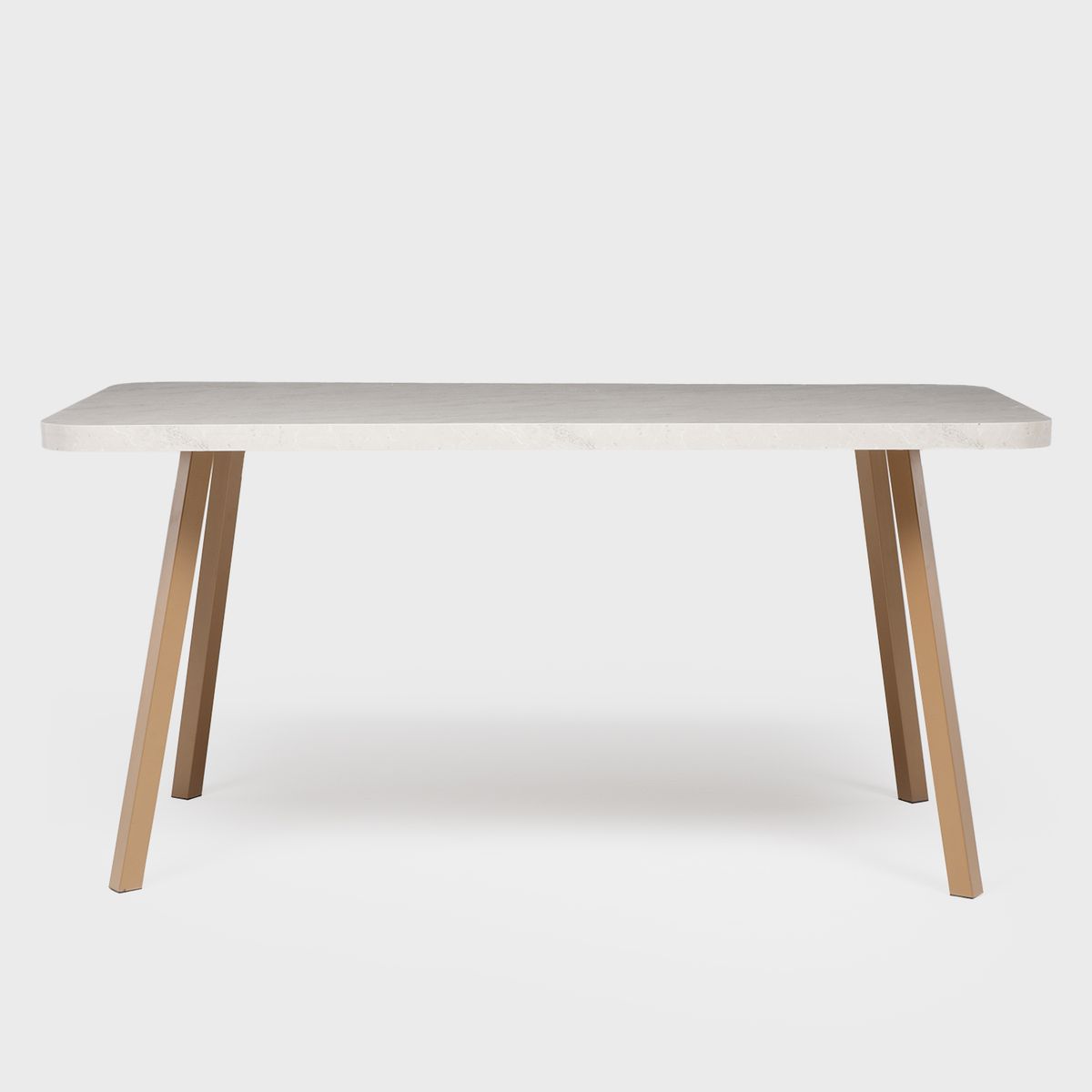 ROCA - Mesa Palmas Mármol-Canela 6 Personas