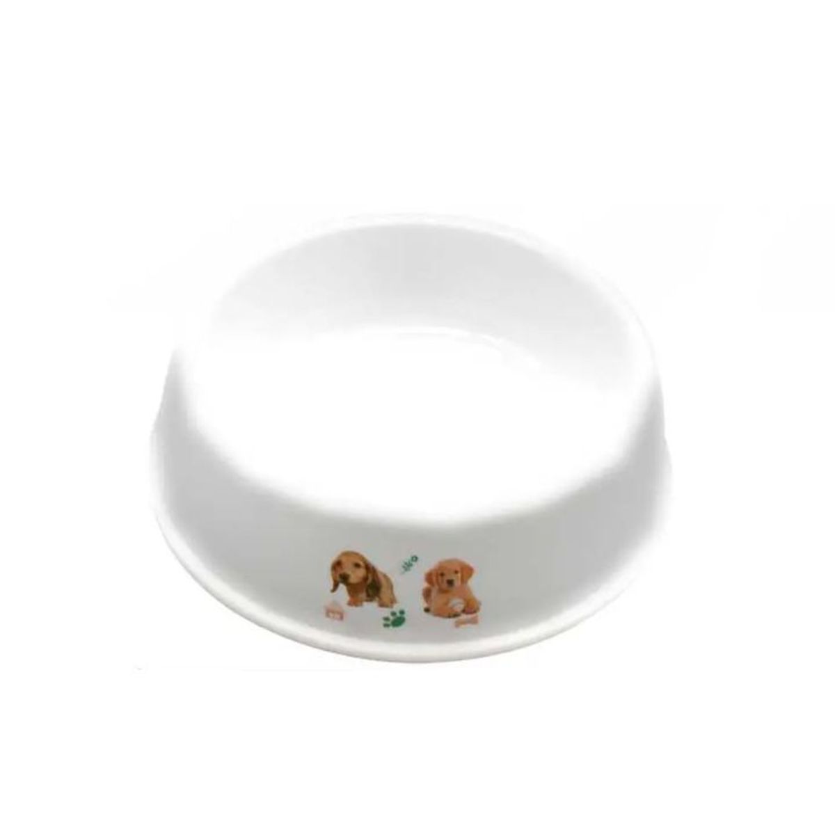 GENERICO - Comedero Bowl Para Mascotas - cm - Plástico No Tóxico Color Blanco