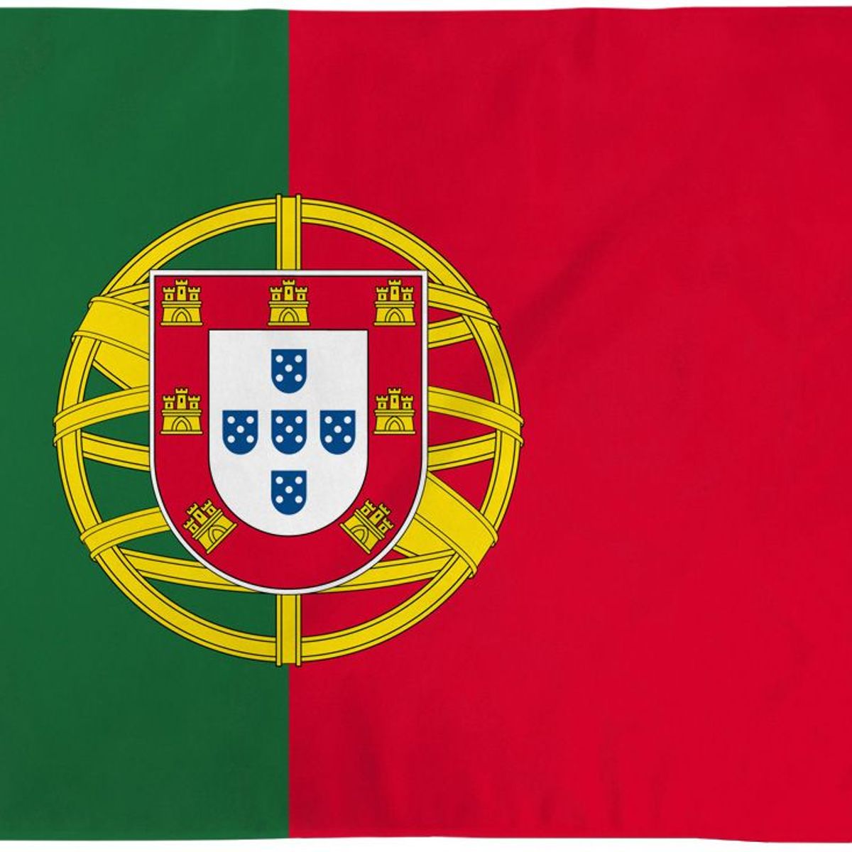 GENERICO - Bandera de Portugal de 150cm x 90cm de Poliéster