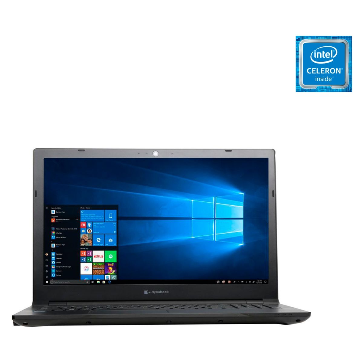 DYNABOOK - Notebook Dynabook by Toshiba Intel Celeron 4GB RAM 128GB SSD 15.6" (Teclado y sistema en Inglés-configurable al español)